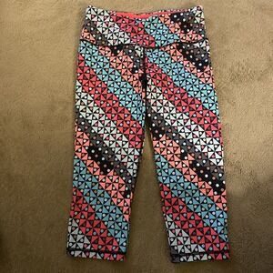 VICTORIA'S SECRET VSX Knockout Sport‎ Leggings Size SMALL Multi Color EUC